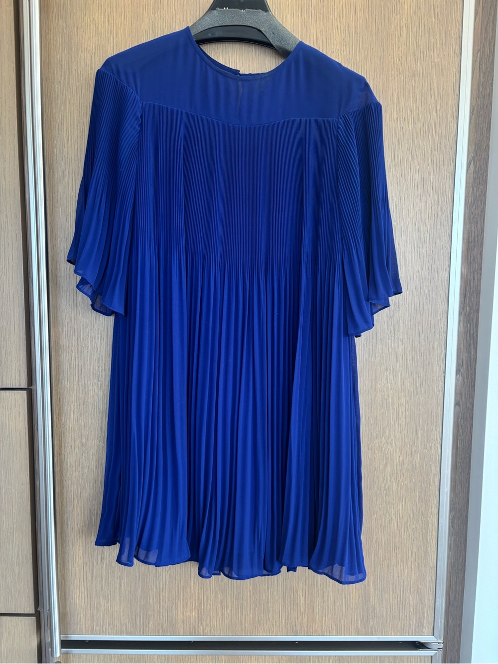 Elegant Pleated Royal Blue Prom Dress